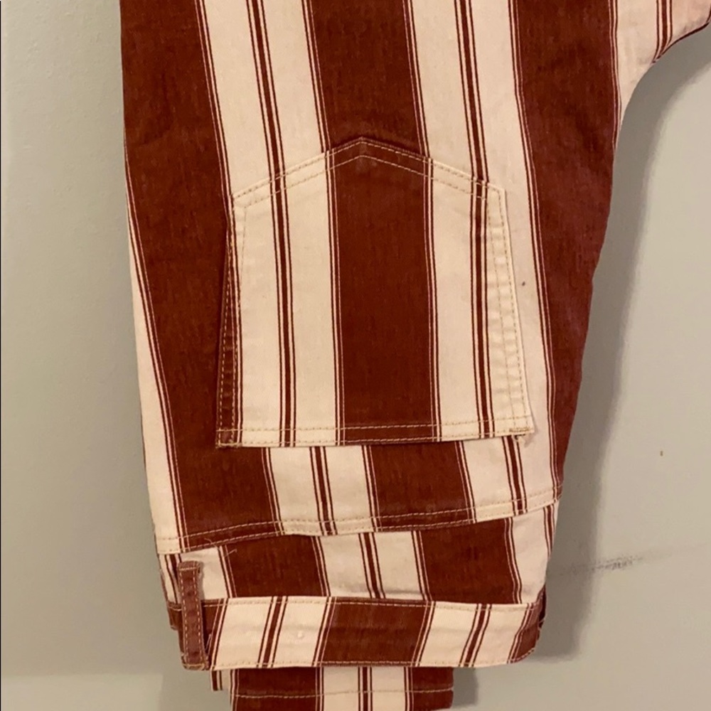 Forever 21 Striped Jeans High Rise 31 Waist